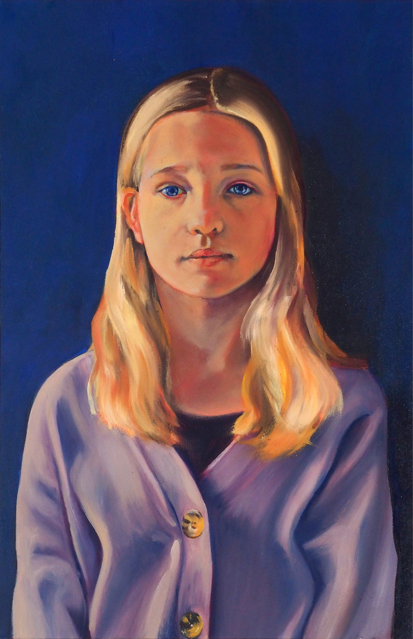 Granddaughter, oil on canvas